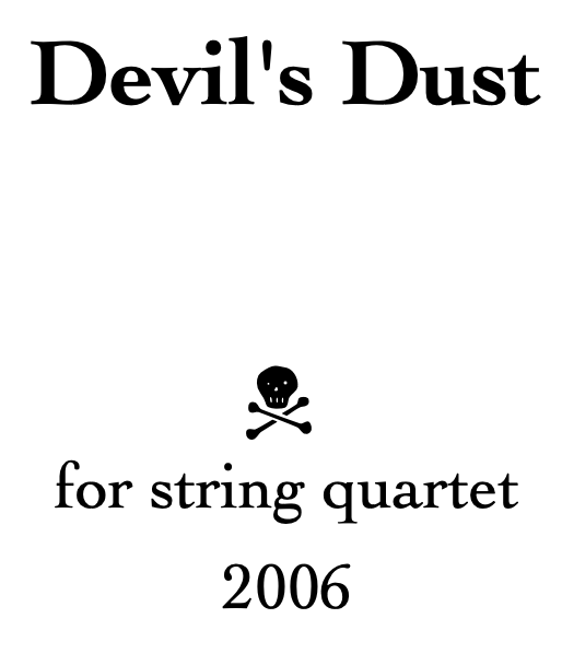 Devil’s Dust